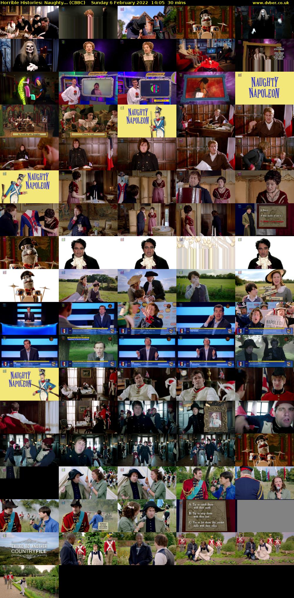 Horrible Histories: Naughty... (CBBC) Sunday 6 February 2022 14:05 - 14:35