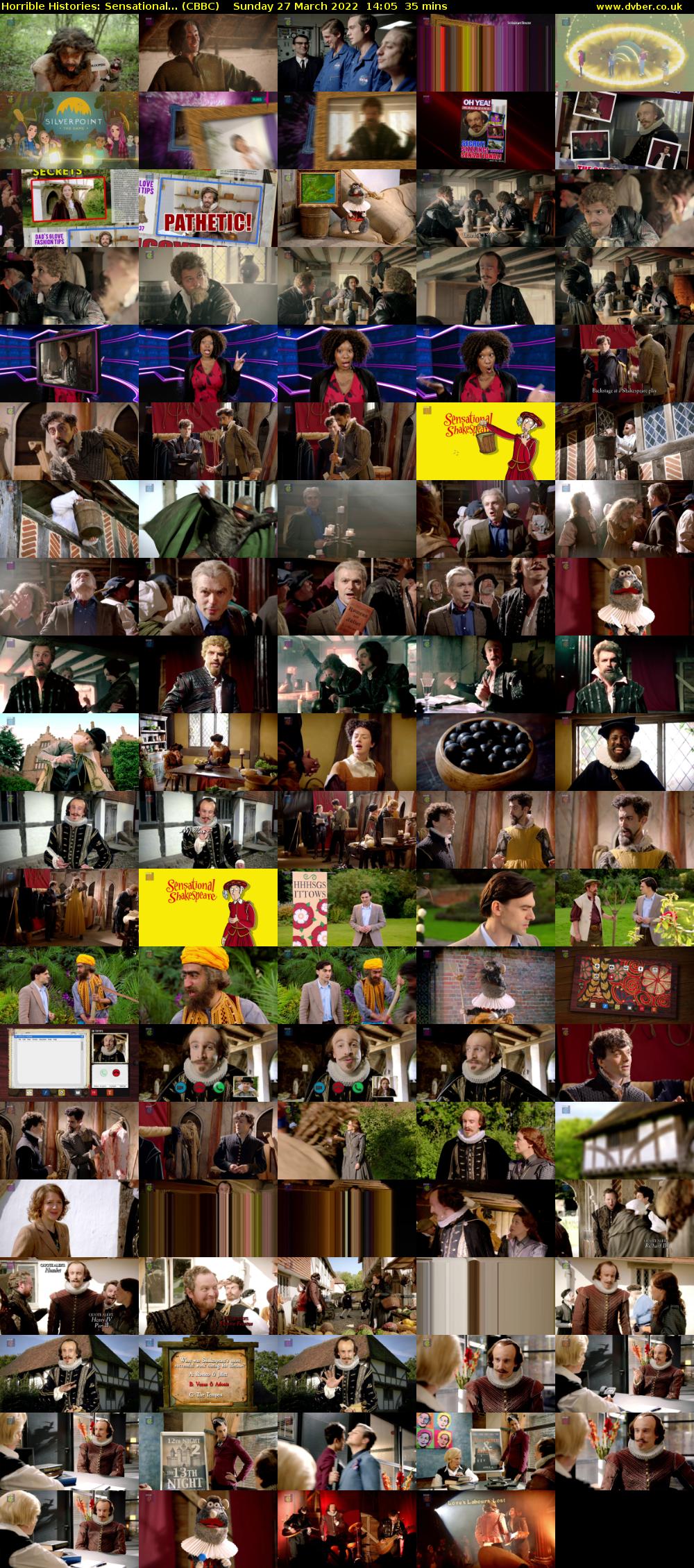 Horrible Histories: Sensational... (CBBC) Sunday 27 March 2022 14:05 - 14:40