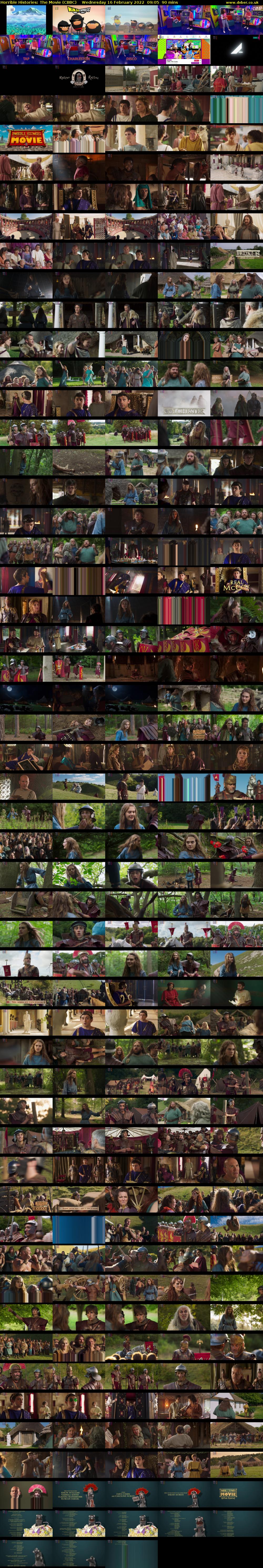 Horrible Histories: The Movie (CBBC) Wednesday 16 February 2022 09:05 - 10:35