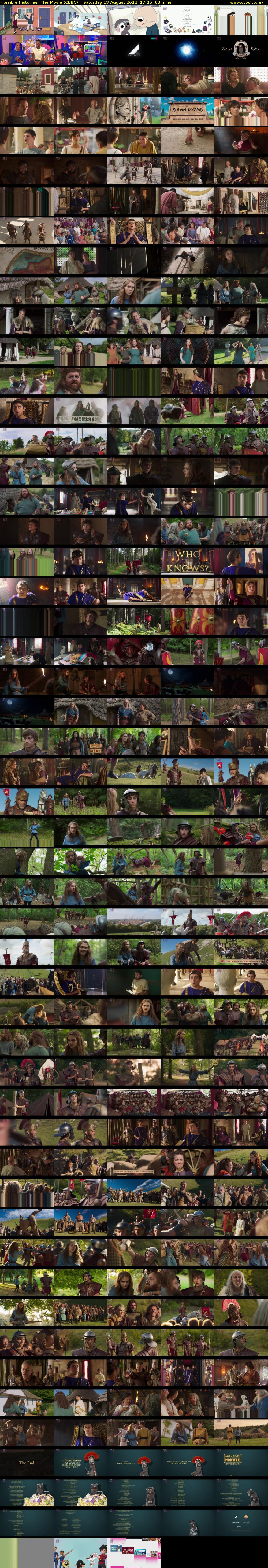 Horrible Histories: The Movie (CBBC) Saturday 13 August 2022 17:25 - 18:58