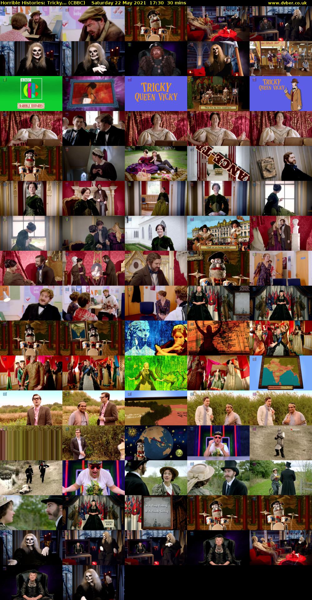 Horrible Histories: Tricky... (CBBC) Saturday 22 May 2021 17:30 - 18:00