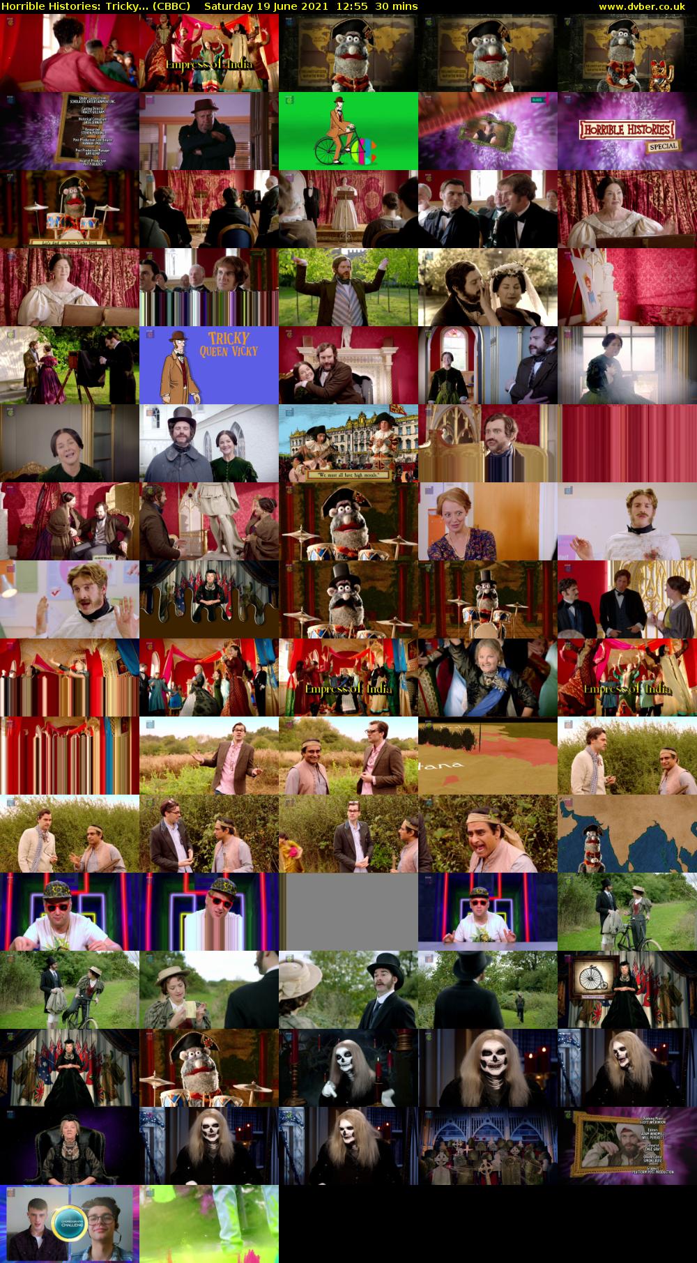 Horrible Histories: Tricky... (CBBC) Saturday 19 June 2021 12:55 - 13:25