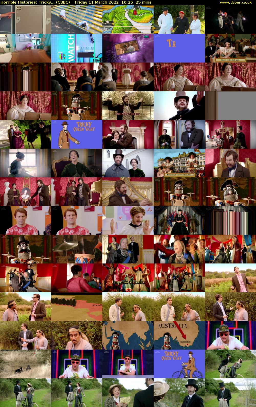 Horrible Histories: Tricky... (CBBC) Friday 11 March 2022 10:25 - 10:50