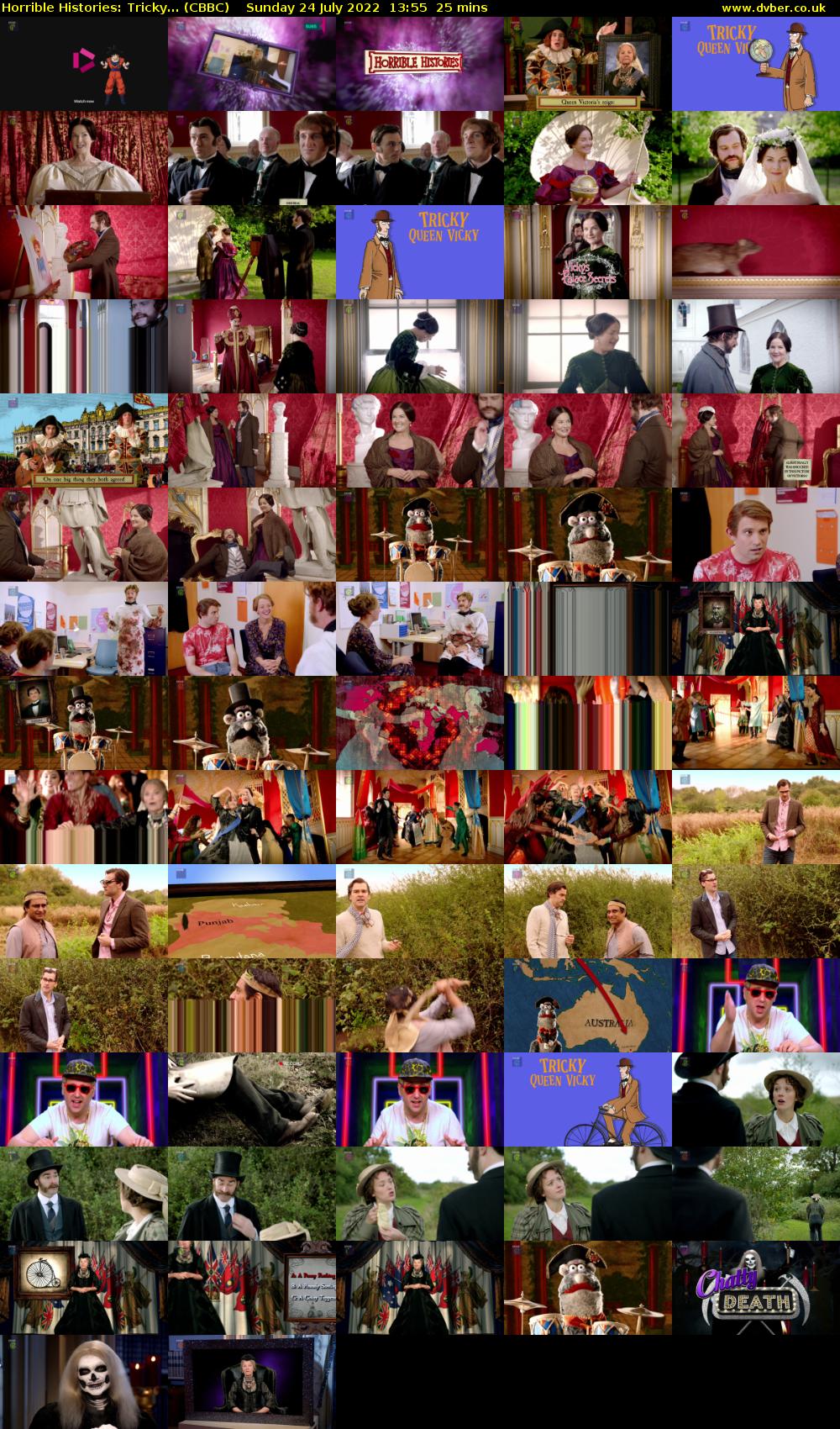 Horrible Histories: Tricky... (CBBC) Sunday 24 July 2022 13:55 - 14:20