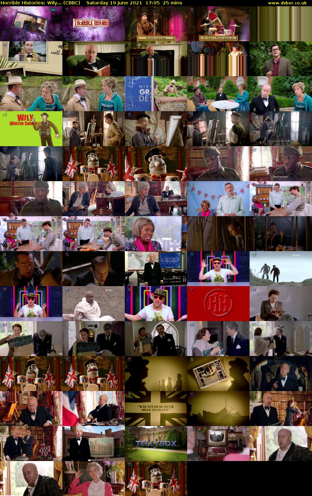 Horrible Histories: Wily... (CBBC) Saturday 19 June 2021 17:05 - 17:30