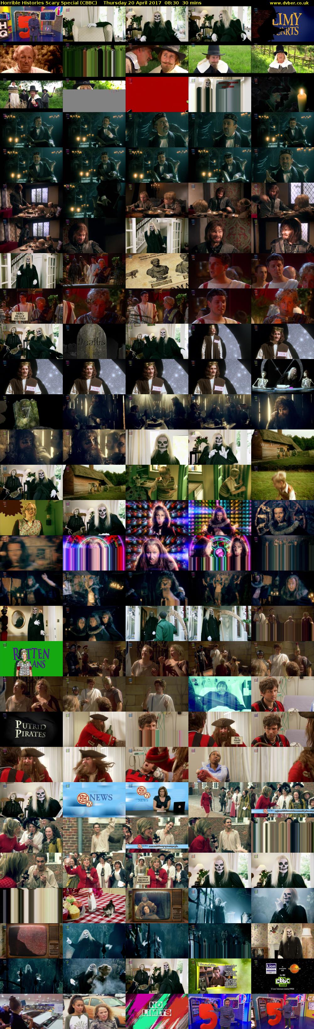 Horrible Histories Scary Special (CBBC) Thursday 20 April 2017 08:30 - 09:00