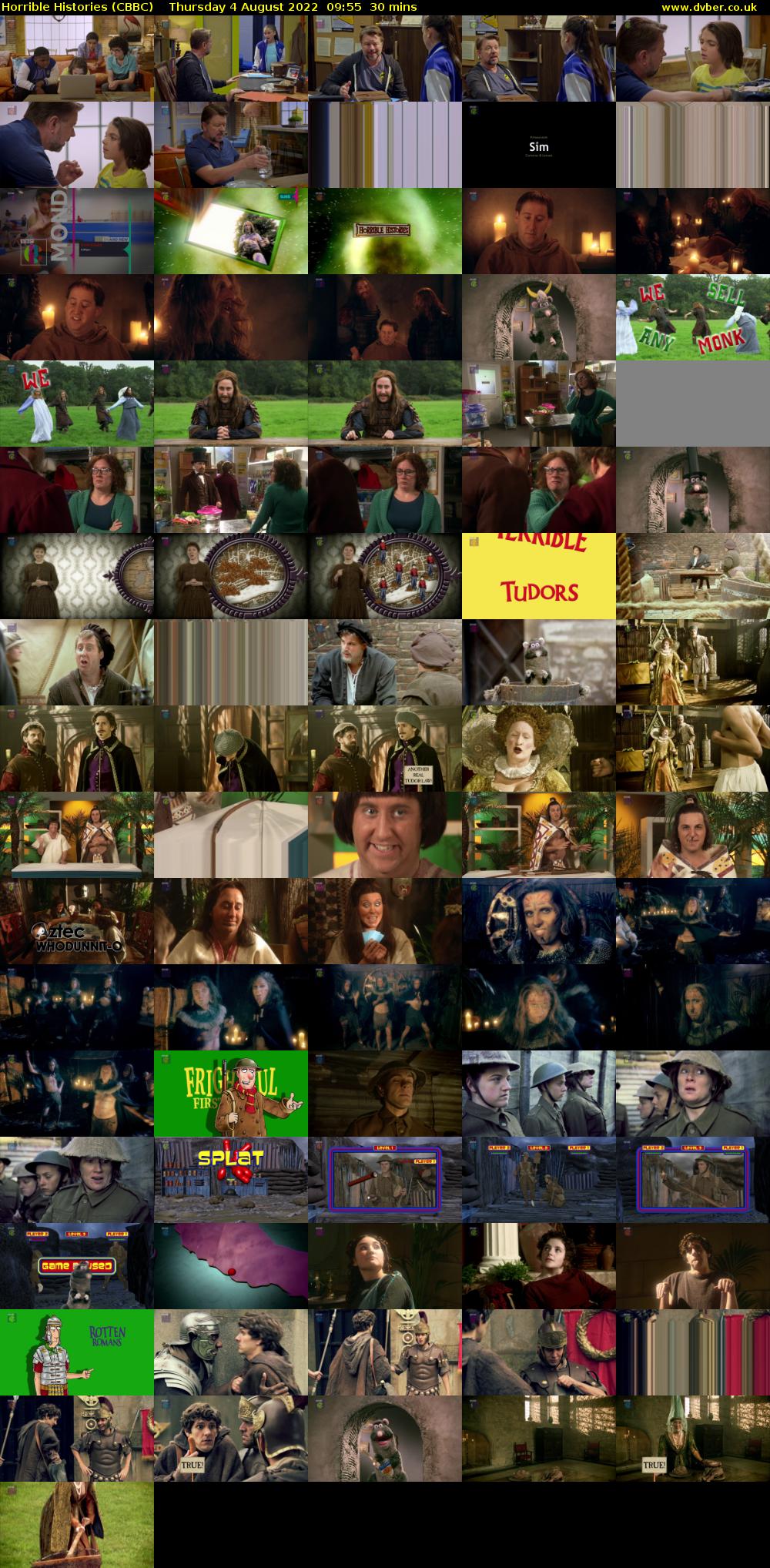 Horrible Histories (CBBC) Thursday 4 August 2022 09:55 - 10:25