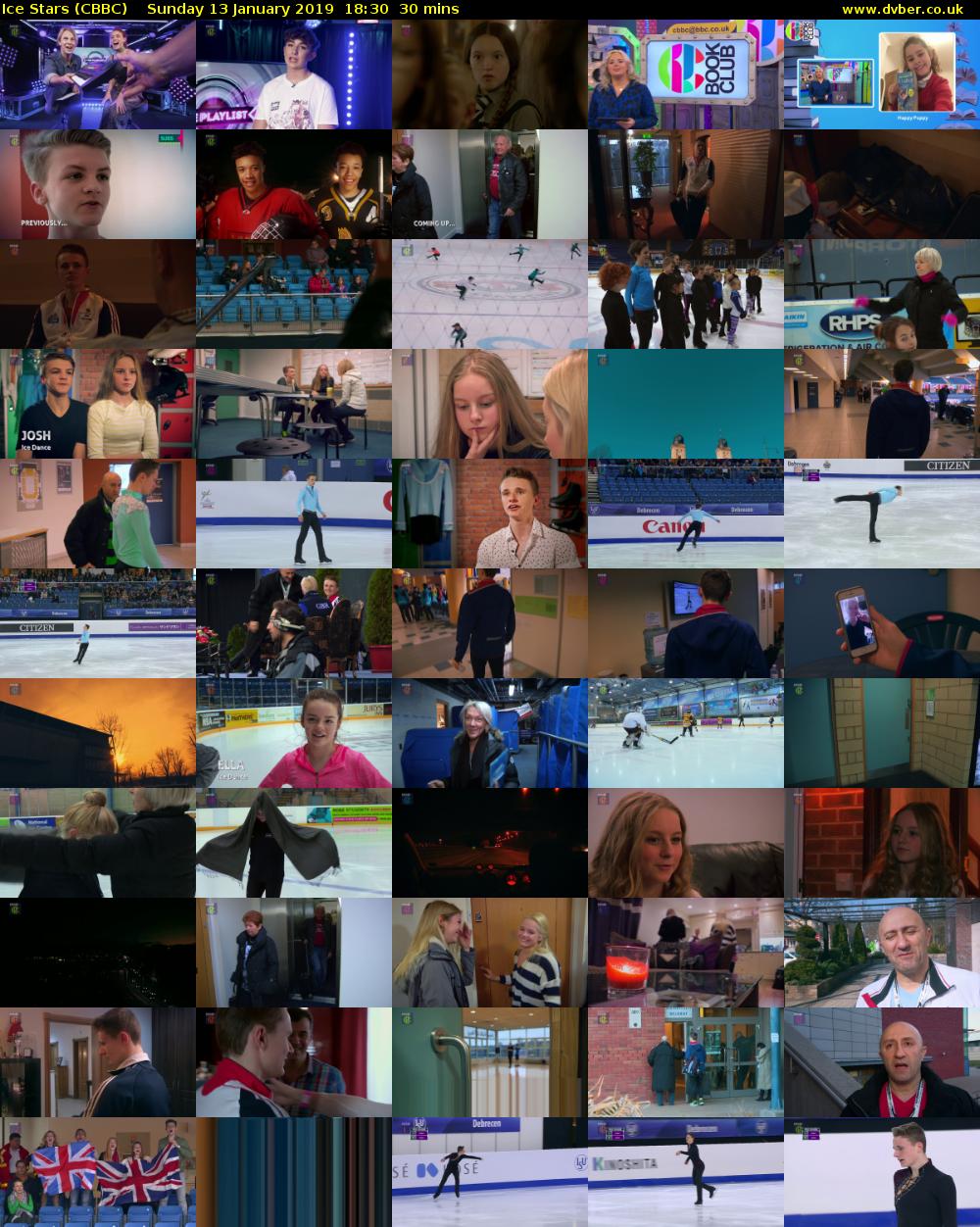 Ice Stars (CBBC) Sunday 13 January 2019 18:30 - 19:00