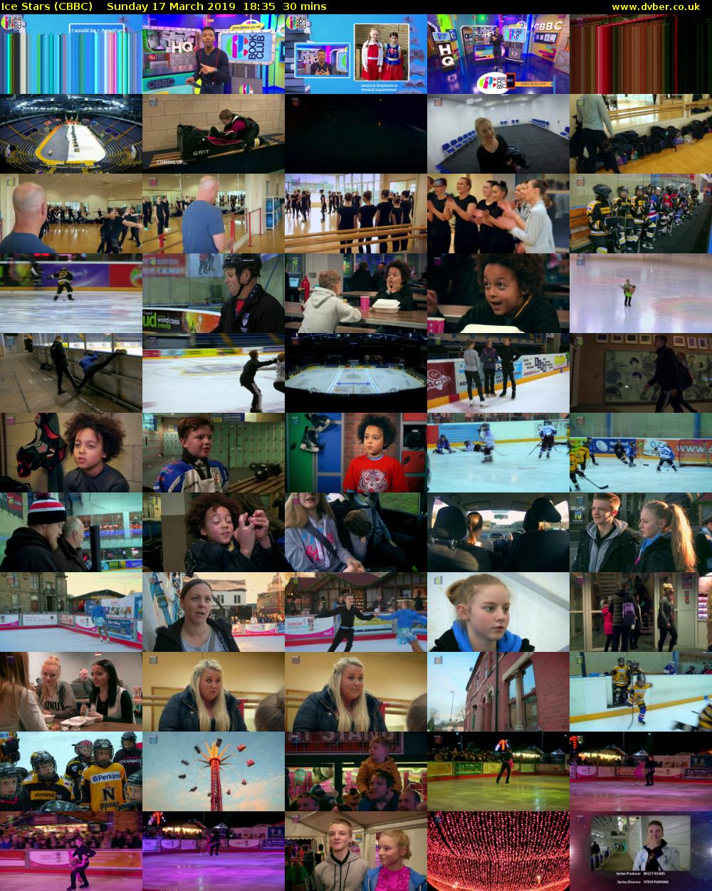 Ice Stars (CBBC) Sunday 17 March 2019 18:35 - 19:05