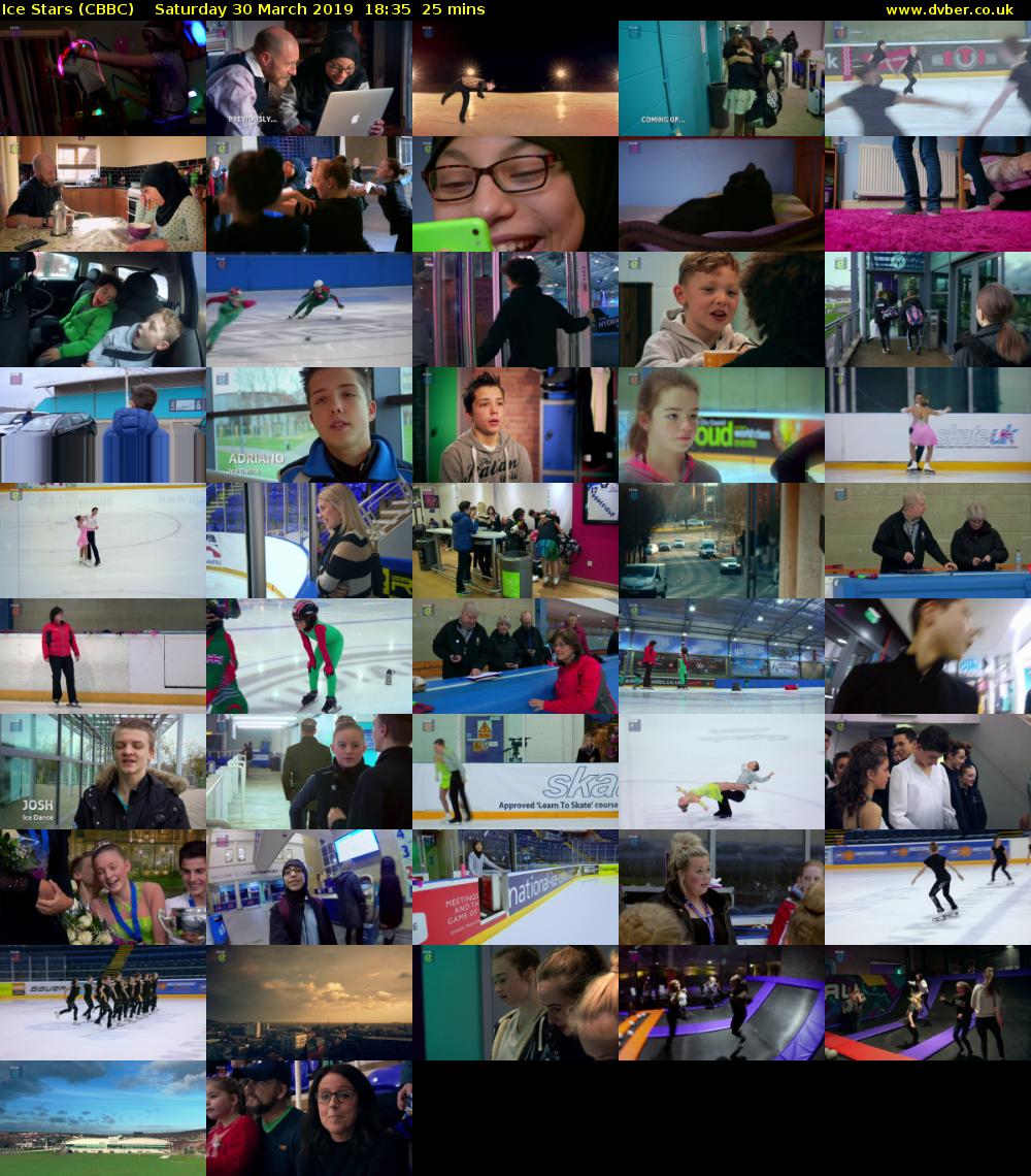 Ice Stars (CBBC) Saturday 30 March 2019 18:35 - 19:00
