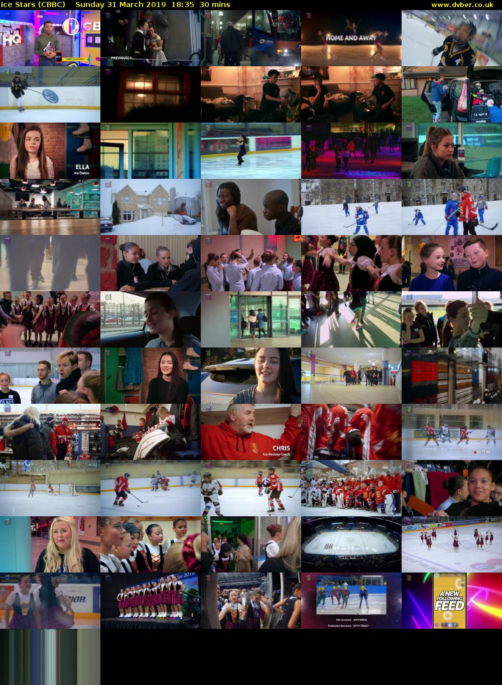 Ice Stars (CBBC) Sunday 31 March 2019 18:35 - 19:05