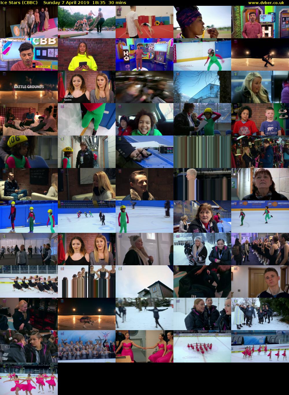 Ice Stars (CBBC) Sunday 7 April 2019 18:35 - 19:05