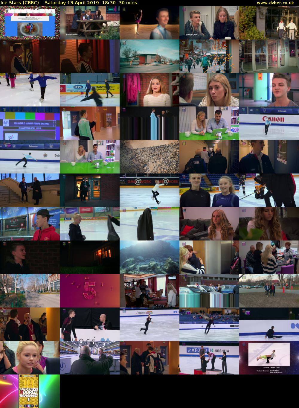 Ice Stars (CBBC) Saturday 13 April 2019 18:30 - 19:00