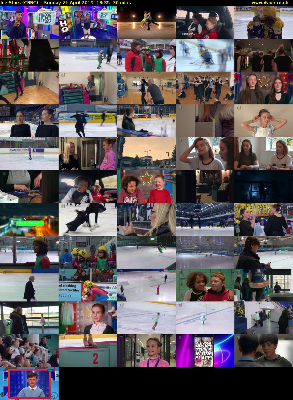 Ice Stars (CBBC) Sunday 21 April 2019 18:35 - 19:05