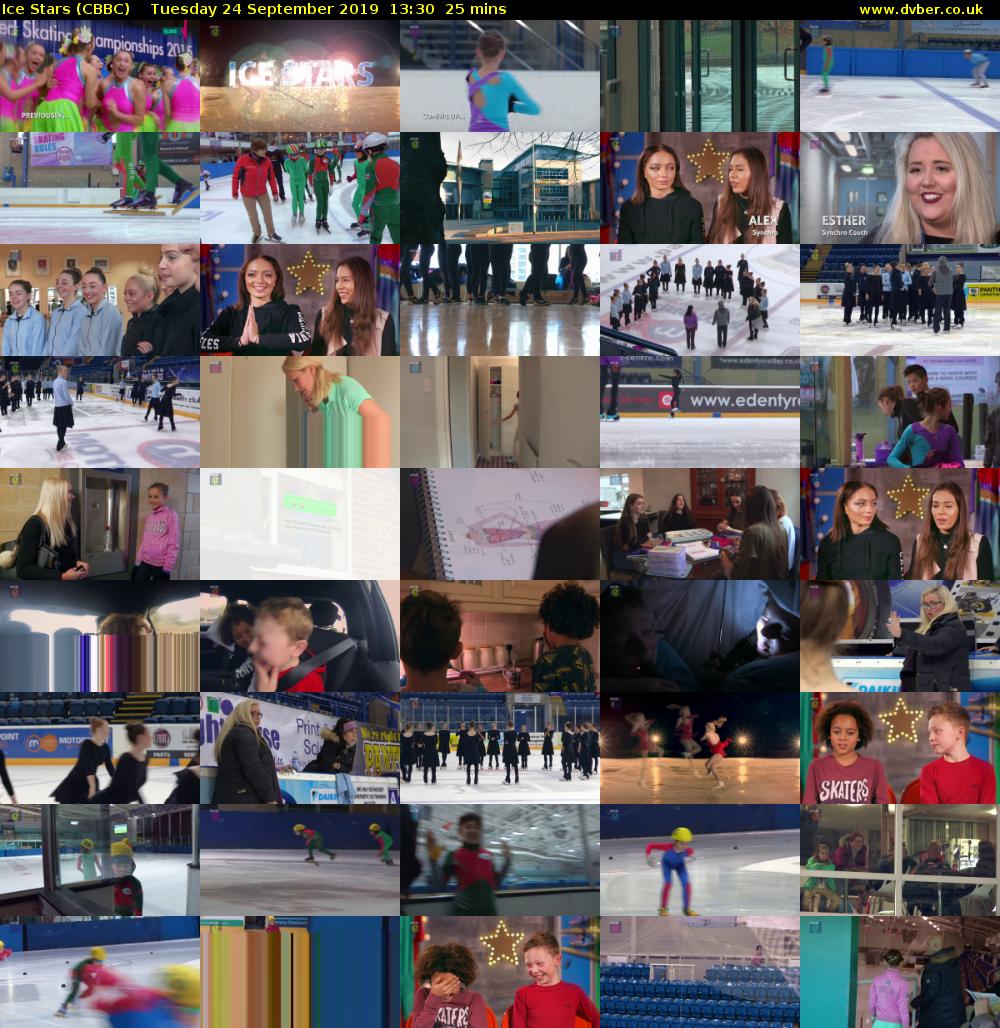 Ice Stars (CBBC) Tuesday 24 September 2019 13:30 - 13:55