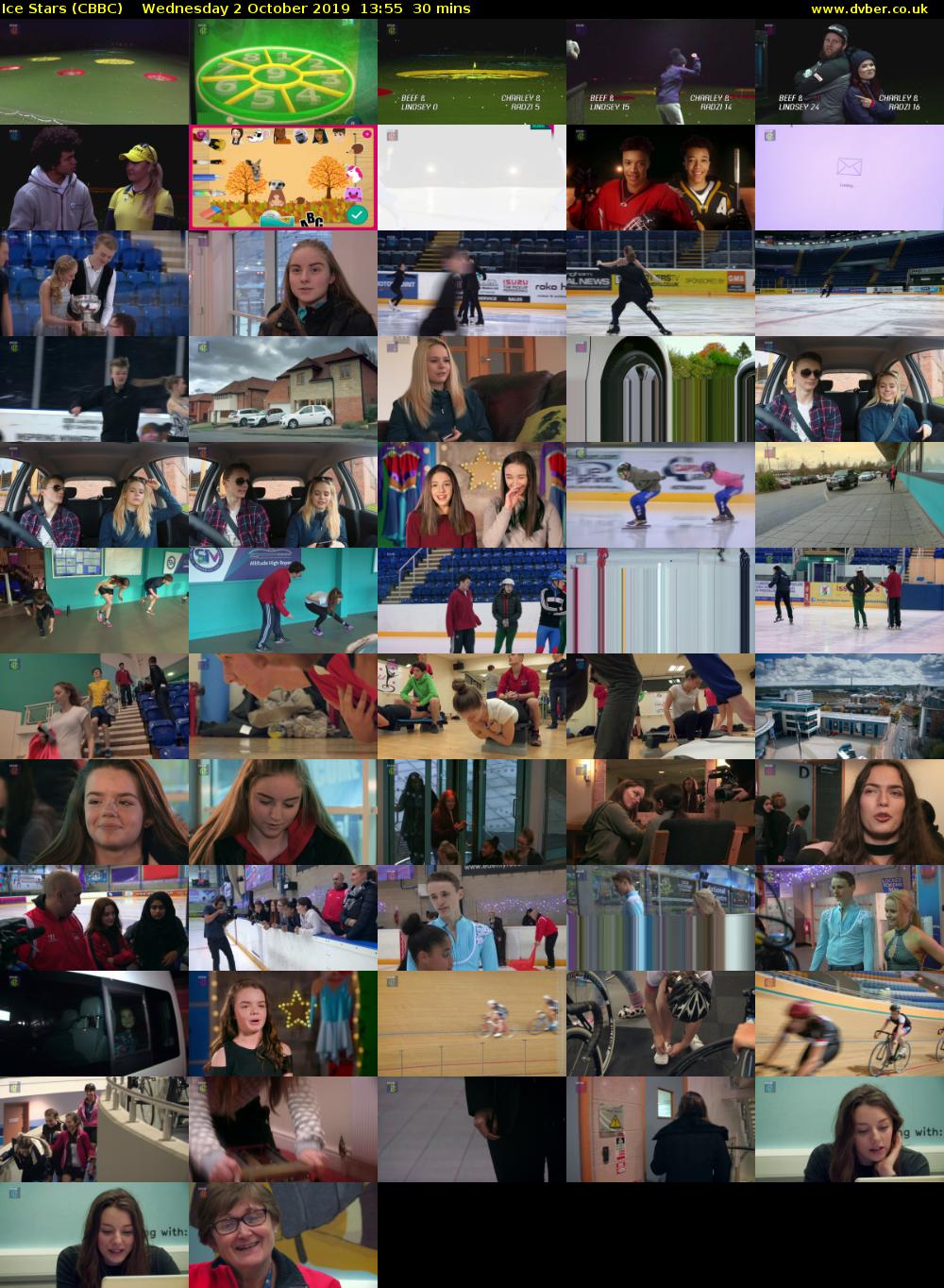 Ice Stars (CBBC) Wednesday 2 October 2019 13:55 - 14:25