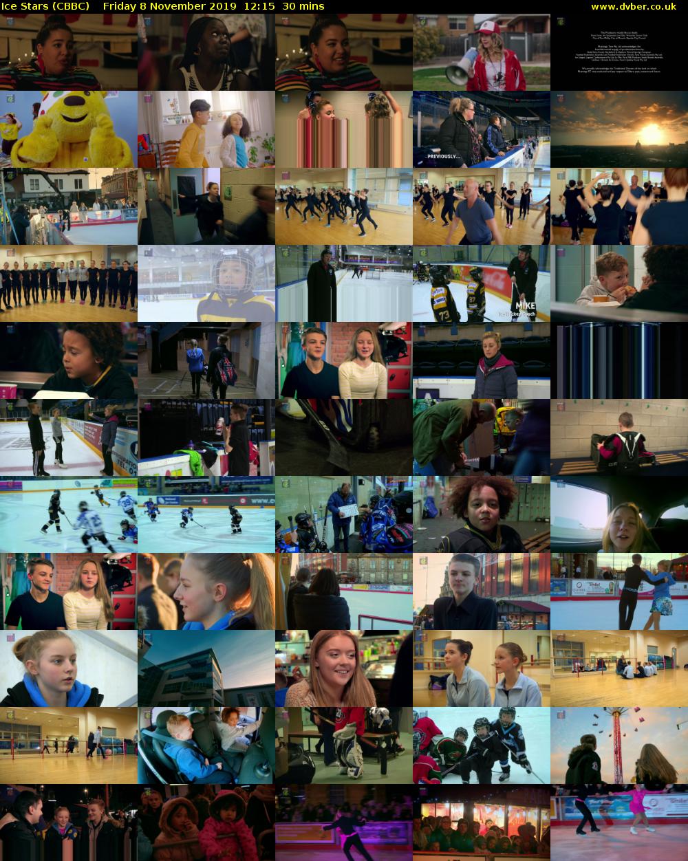 Ice Stars (CBBC) Friday 8 November 2019 12:15 - 12:45