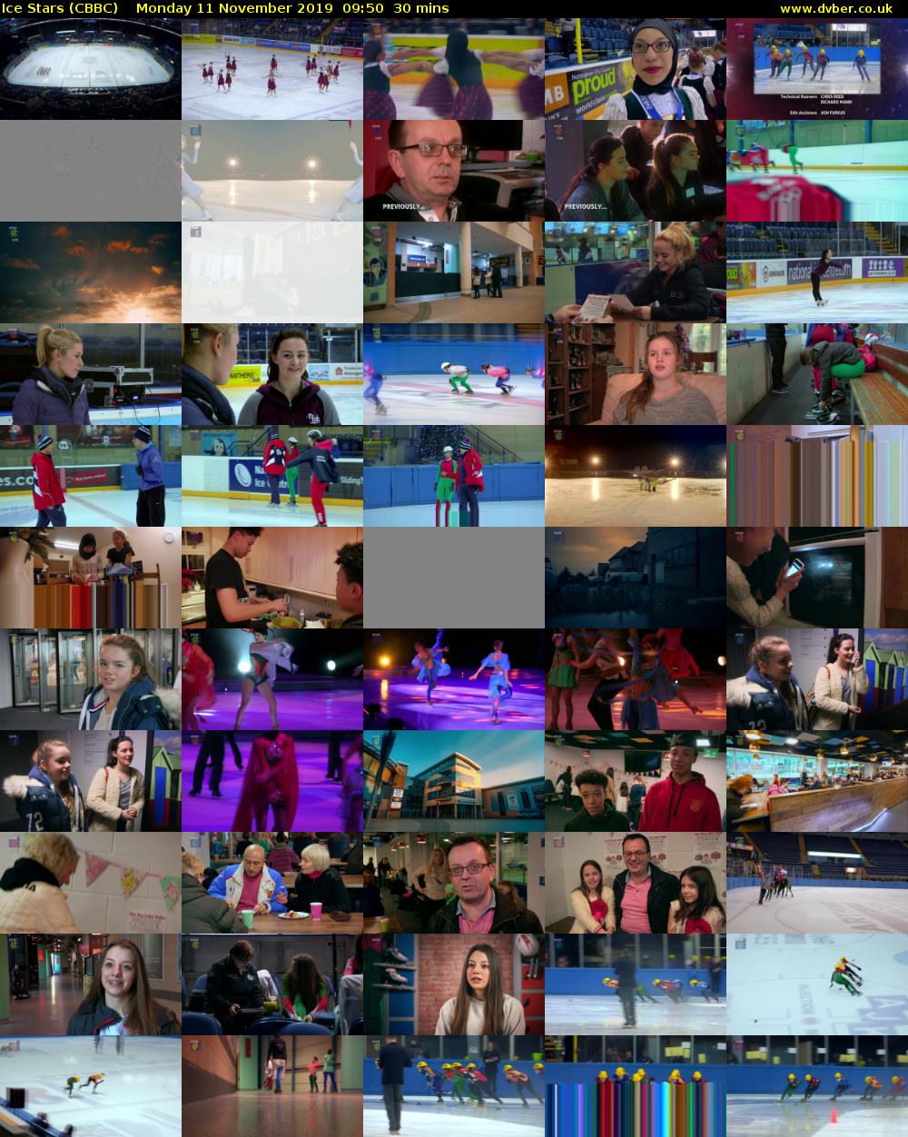 Ice Stars (CBBC) Monday 11 November 2019 09:50 - 10:20
