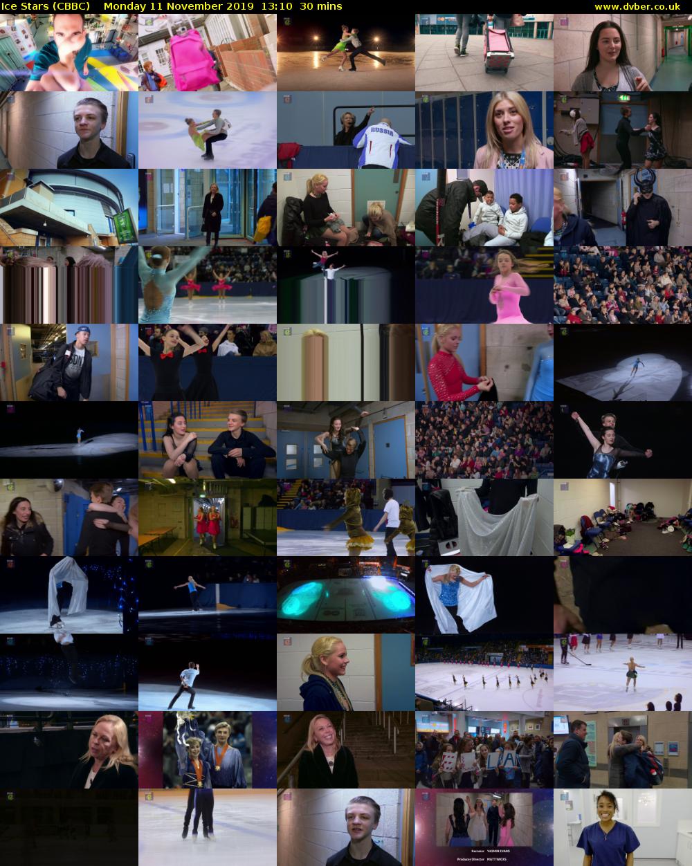 Ice Stars (CBBC) Monday 11 November 2019 13:10 - 13:40