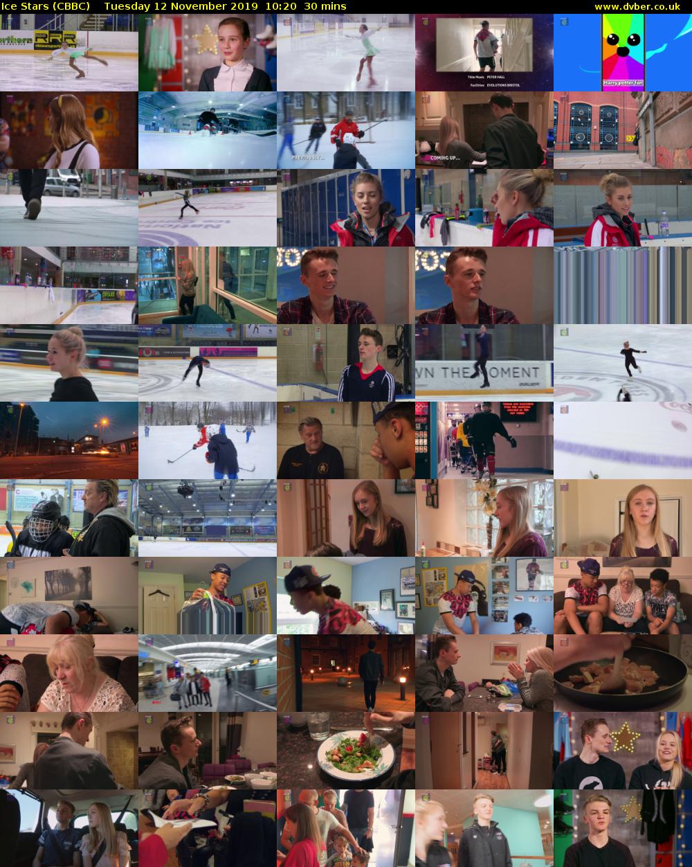 Ice Stars (CBBC) Tuesday 12 November 2019 10:20 - 10:50