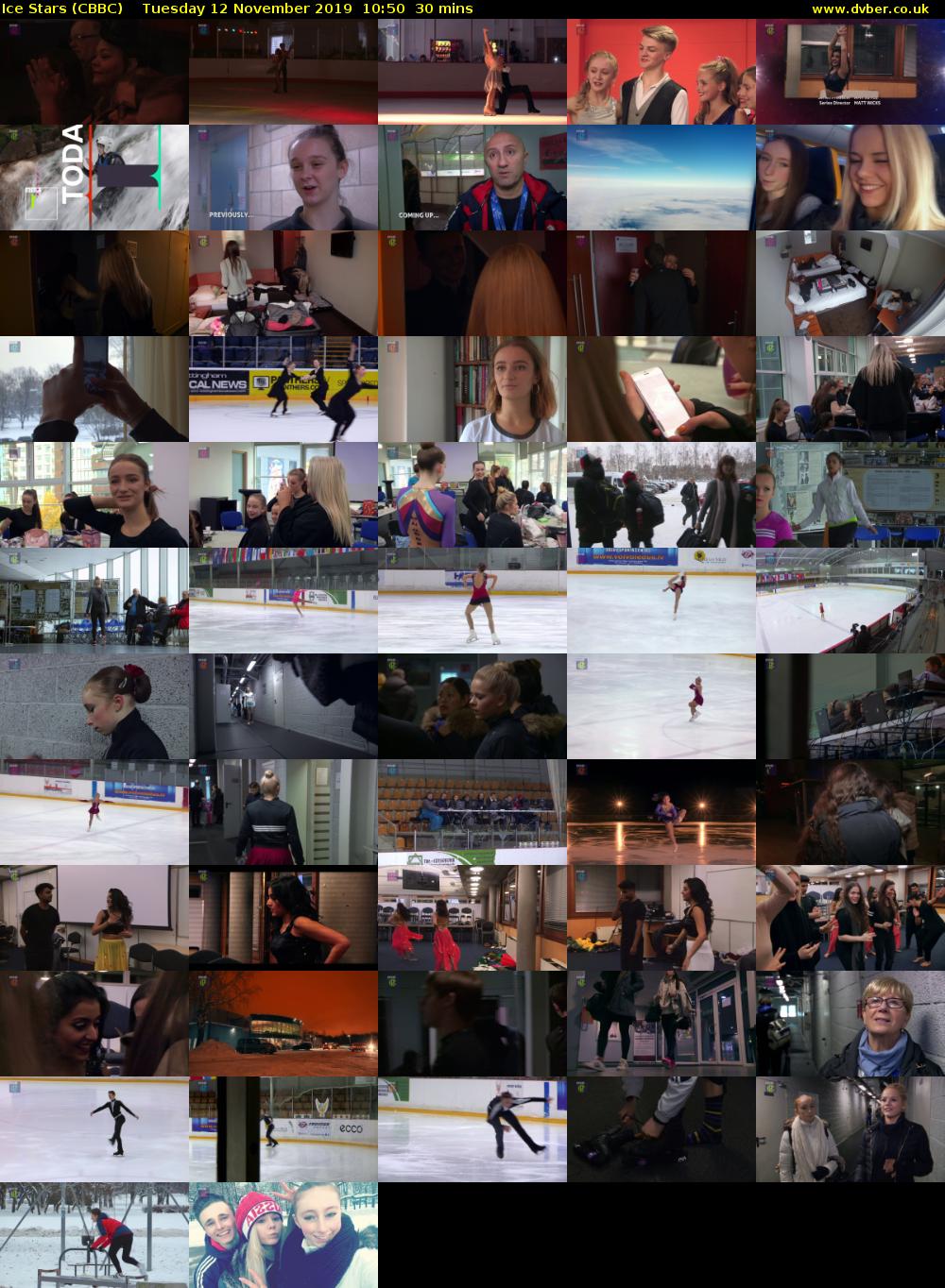 Ice Stars (CBBC) Tuesday 12 November 2019 10:50 - 11:20