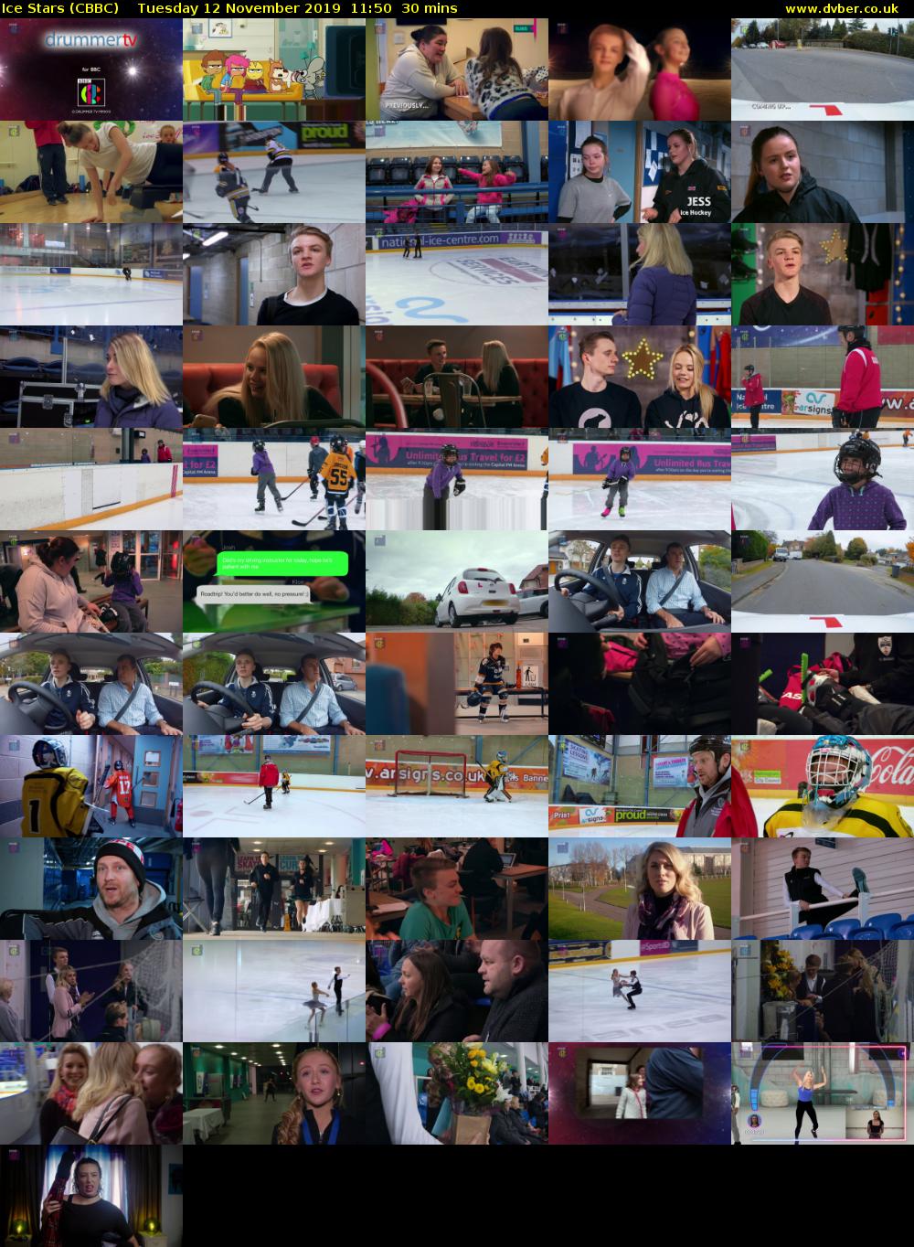 Ice Stars (CBBC) Tuesday 12 November 2019 11:50 - 12:20