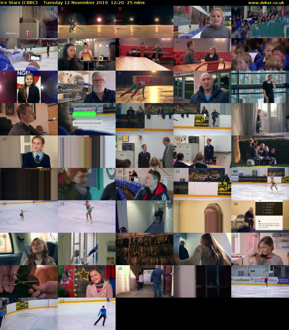 Ice Stars (CBBC) Tuesday 12 November 2019 12:20 - 12:45
