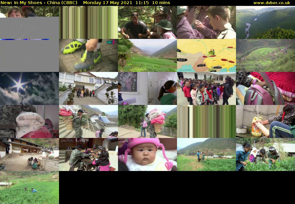 In My Shoes - China (CBBC) Monday 17 May 2021 11:15 - 11:25