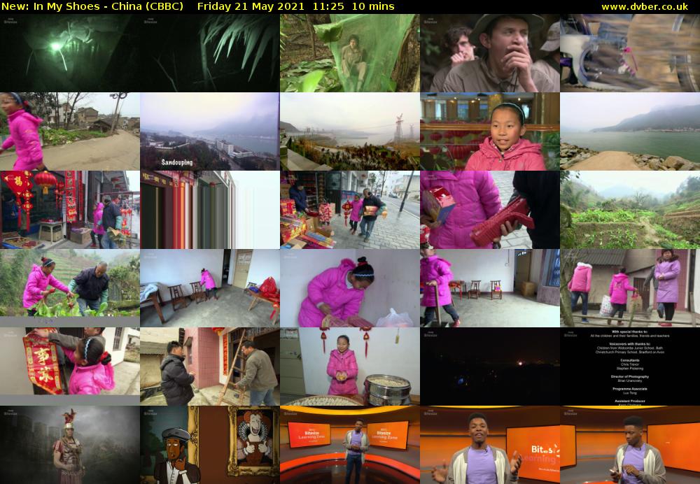 In My Shoes - China (CBBC) Friday 21 May 2021 11:25 - 11:35