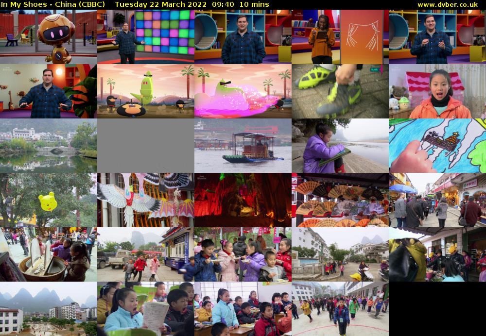 In My Shoes - China (CBBC) Tuesday 22 March 2022 09:40 - 09:50