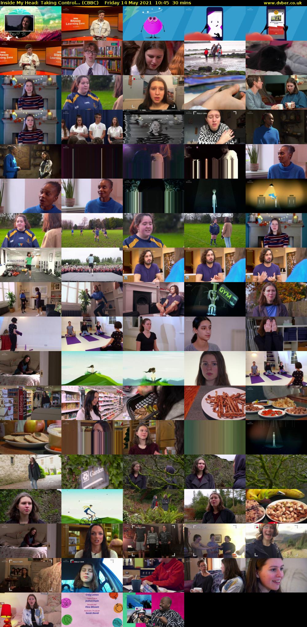 Inside My Head: Taking Control... (CBBC) Friday 14 May 2021 10:45 - 11:15