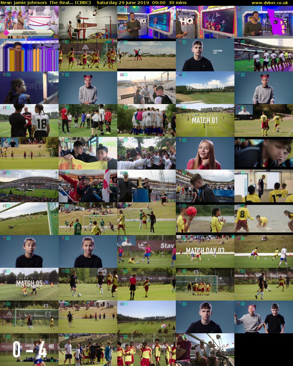 Jamie Johnson: The Real... (CBBC) Saturday 29 June 2019 09:00 - 09:30