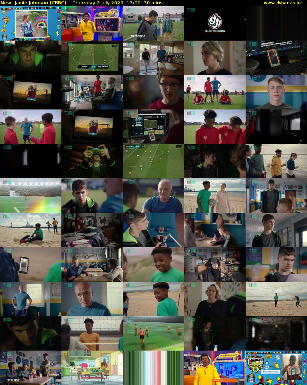 Jamie Johnson (CBBC) Thursday 2 July 2020 17:00 - 17:30