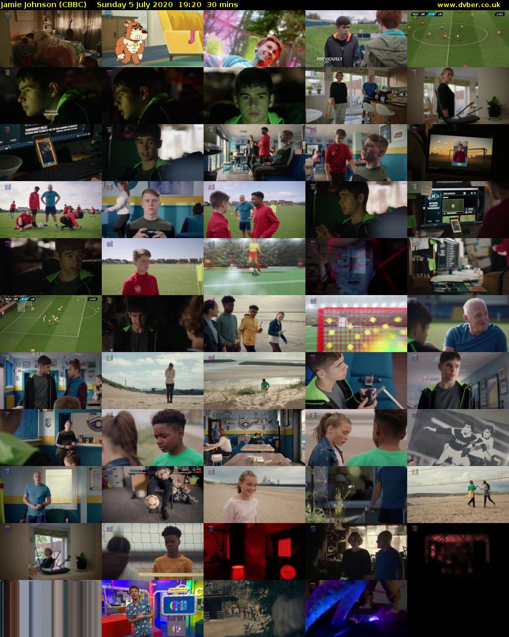 Jamie Johnson (CBBC) Sunday 5 July 2020 19:20 - 19:50