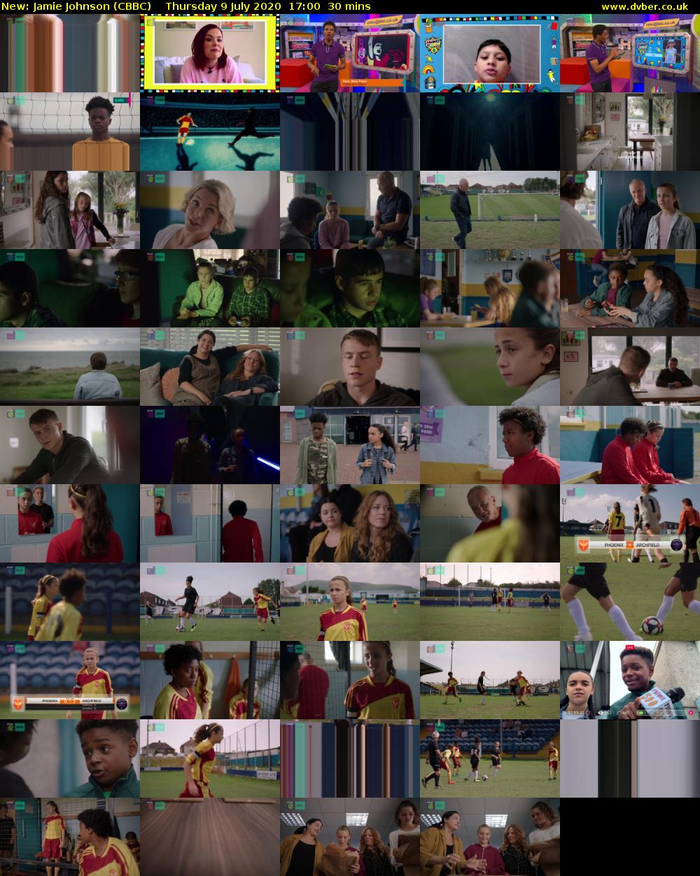 Jamie Johnson (CBBC) Thursday 9 July 2020 17:00 - 17:30