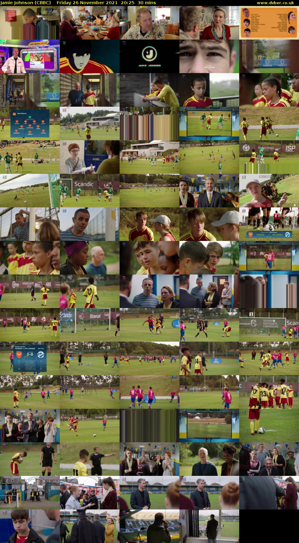 Jamie Johnson (CBBC) Friday 26 November 2021 20:25 - 20:55