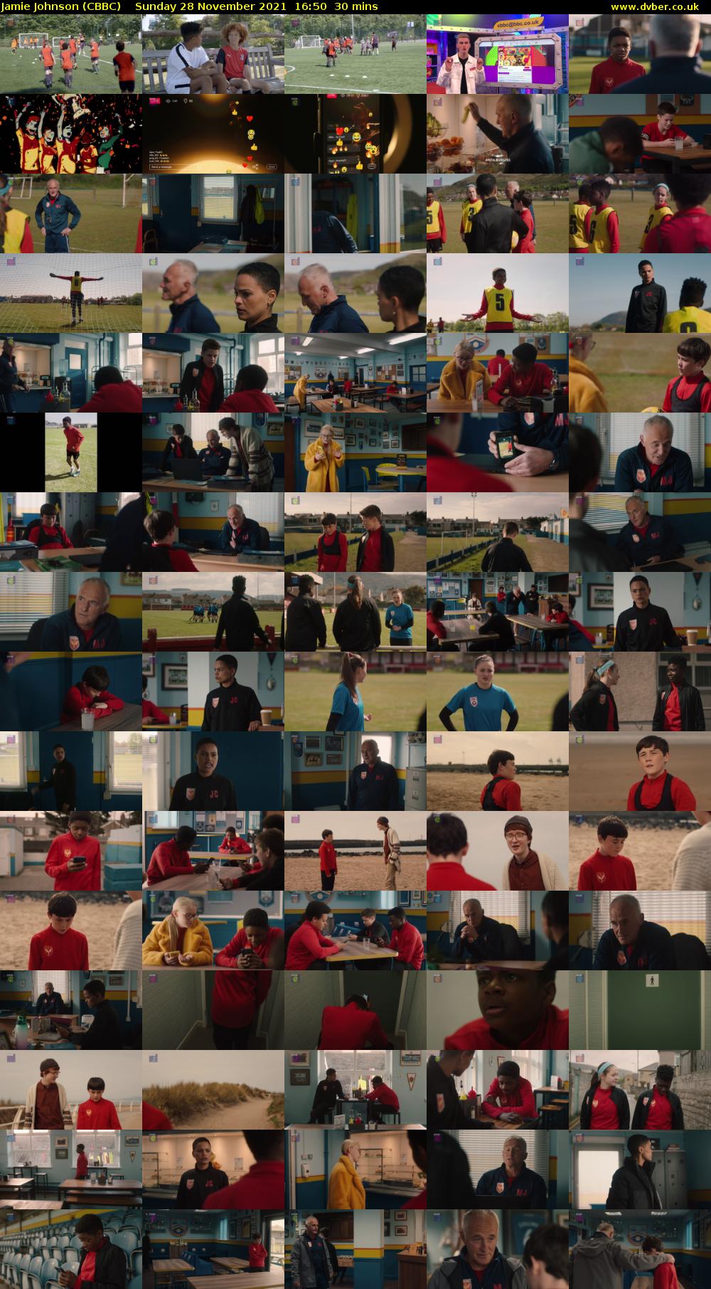 Jamie Johnson (CBBC) Sunday 28 November 2021 16:50 - 17:20