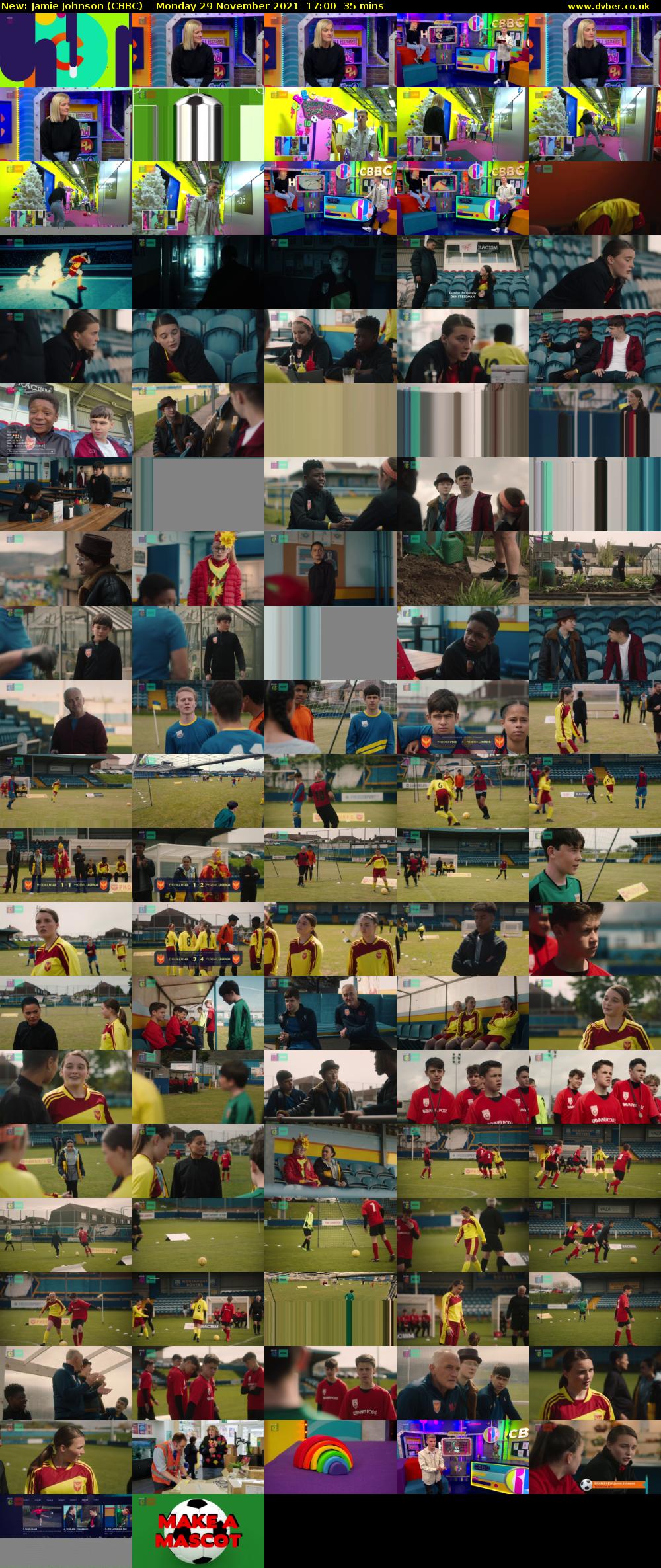 Jamie Johnson (CBBC) Monday 29 November 2021 17:00 - 17:35