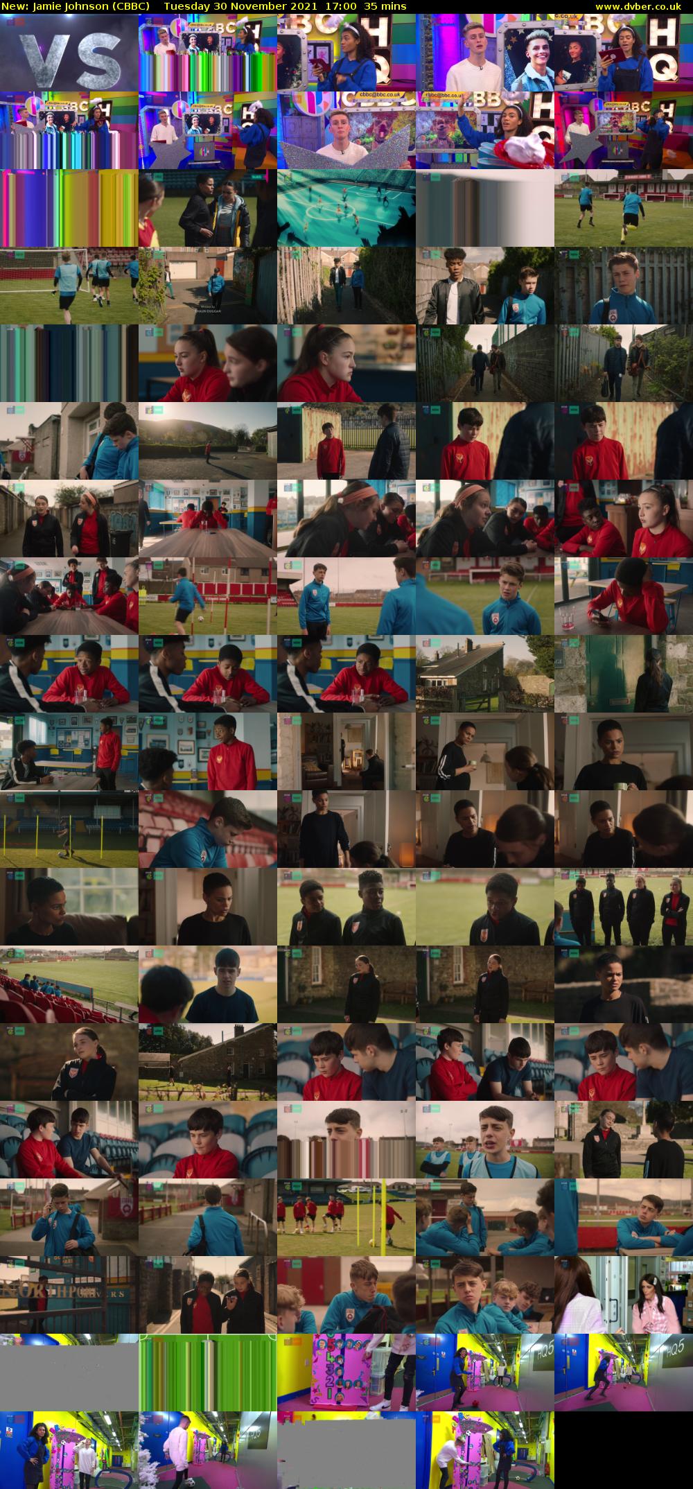 Jamie Johnson (CBBC) Tuesday 30 November 2021 17:00 - 17:35