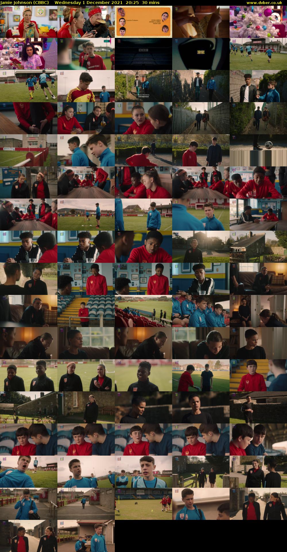 Jamie Johnson (CBBC) Wednesday 1 December 2021 20:25 - 20:55