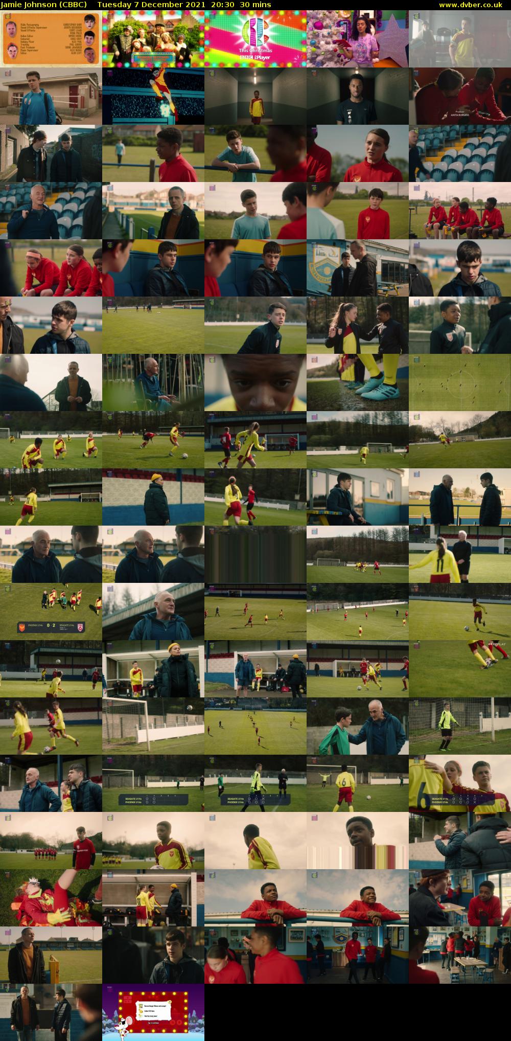 Jamie Johnson (CBBC) Tuesday 7 December 2021 20:30 - 21:00