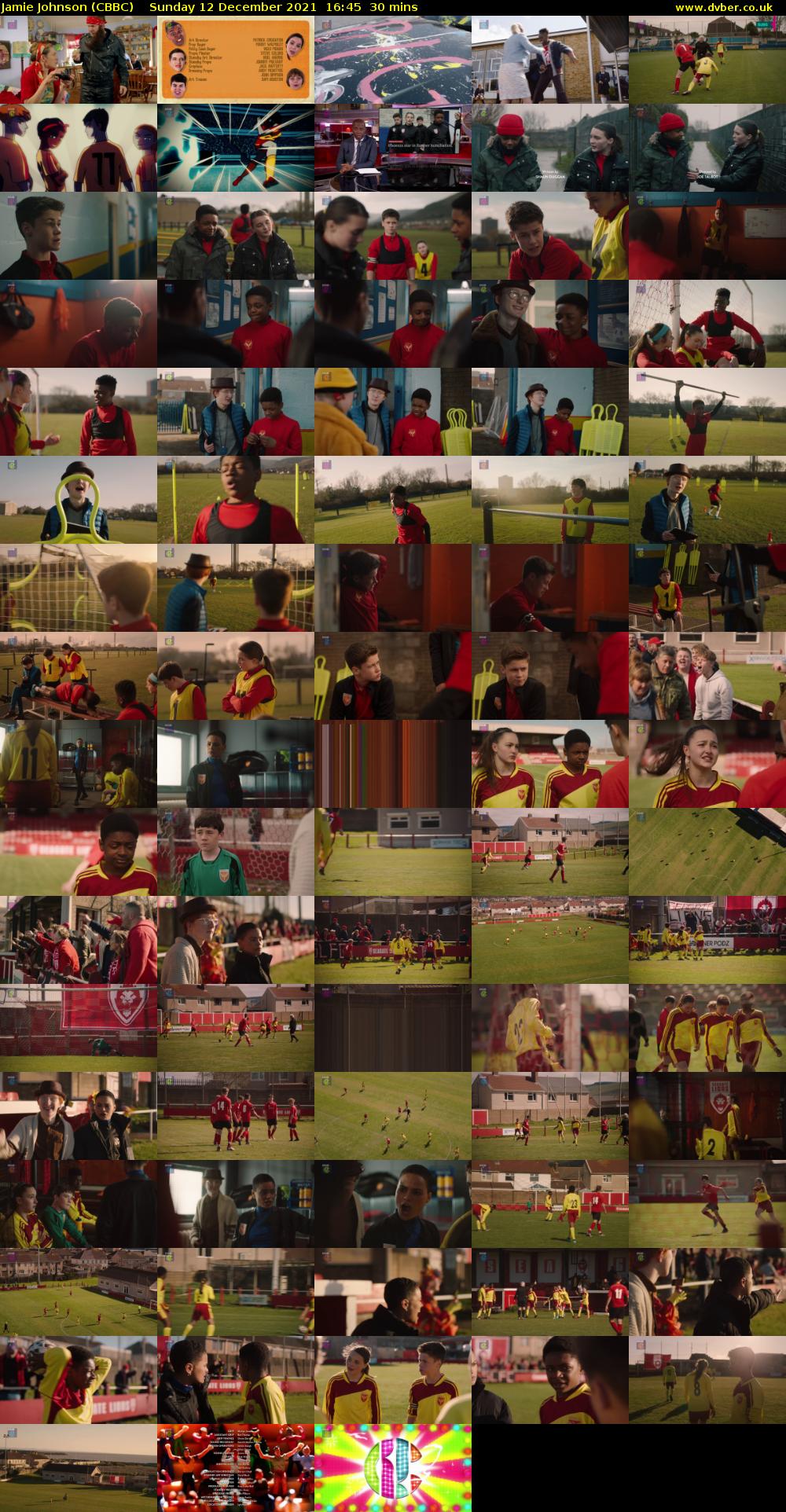 Jamie Johnson (CBBC) Sunday 12 December 2021 16:45 - 17:15