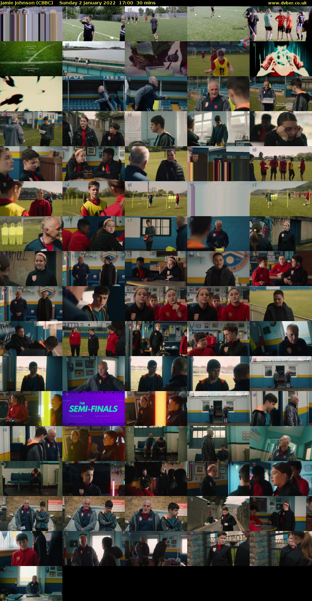 Jamie Johnson (CBBC) Sunday 2 January 2022 17:00 - 17:30