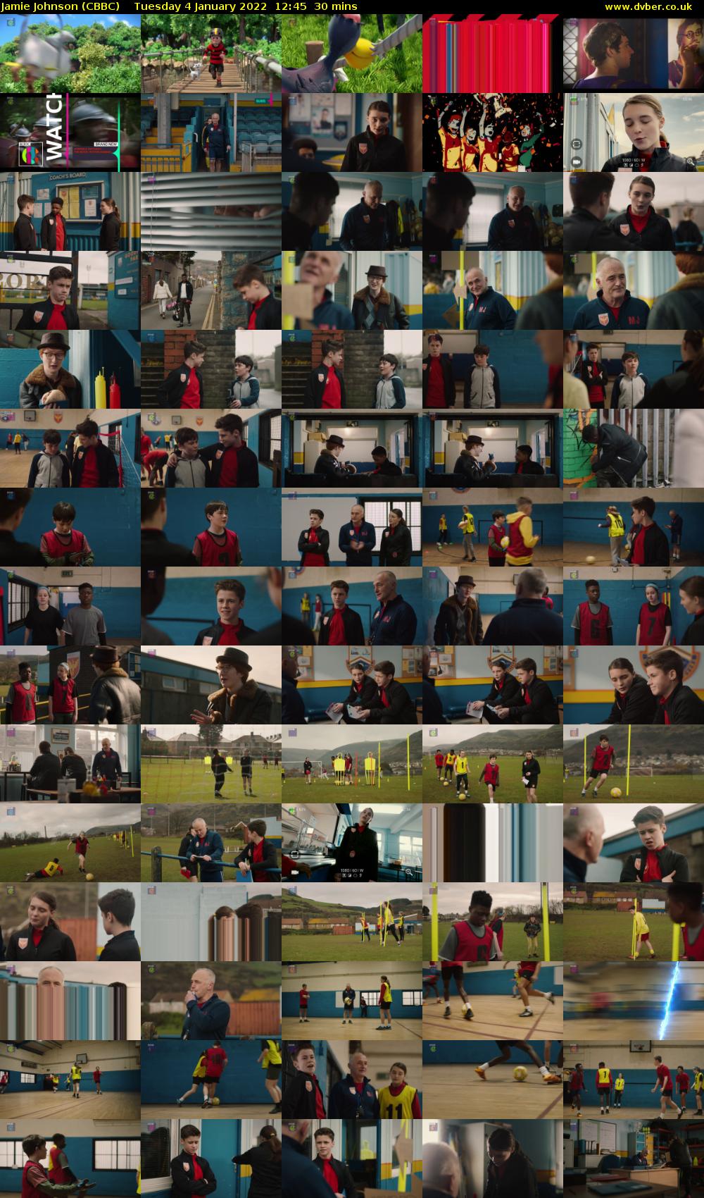 Jamie Johnson (CBBC) Tuesday 4 January 2022 12:45 - 13:15