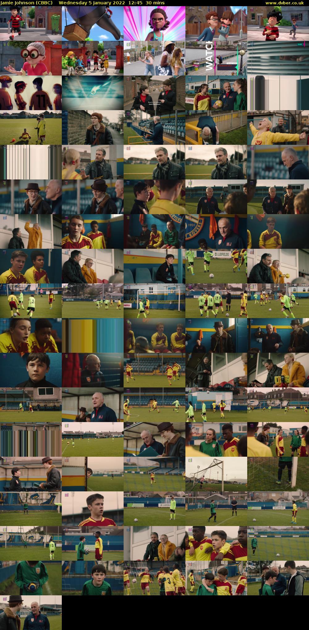 Jamie Johnson (CBBC) Wednesday 5 January 2022 12:45 - 13:15