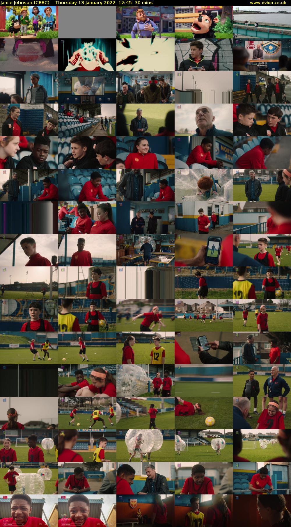 Jamie Johnson (CBBC) Thursday 13 January 2022 12:45 - 13:15