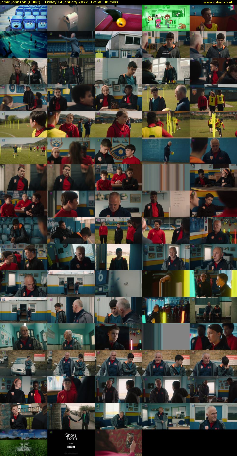 Jamie Johnson (CBBC) Friday 14 January 2022 12:50 - 13:20