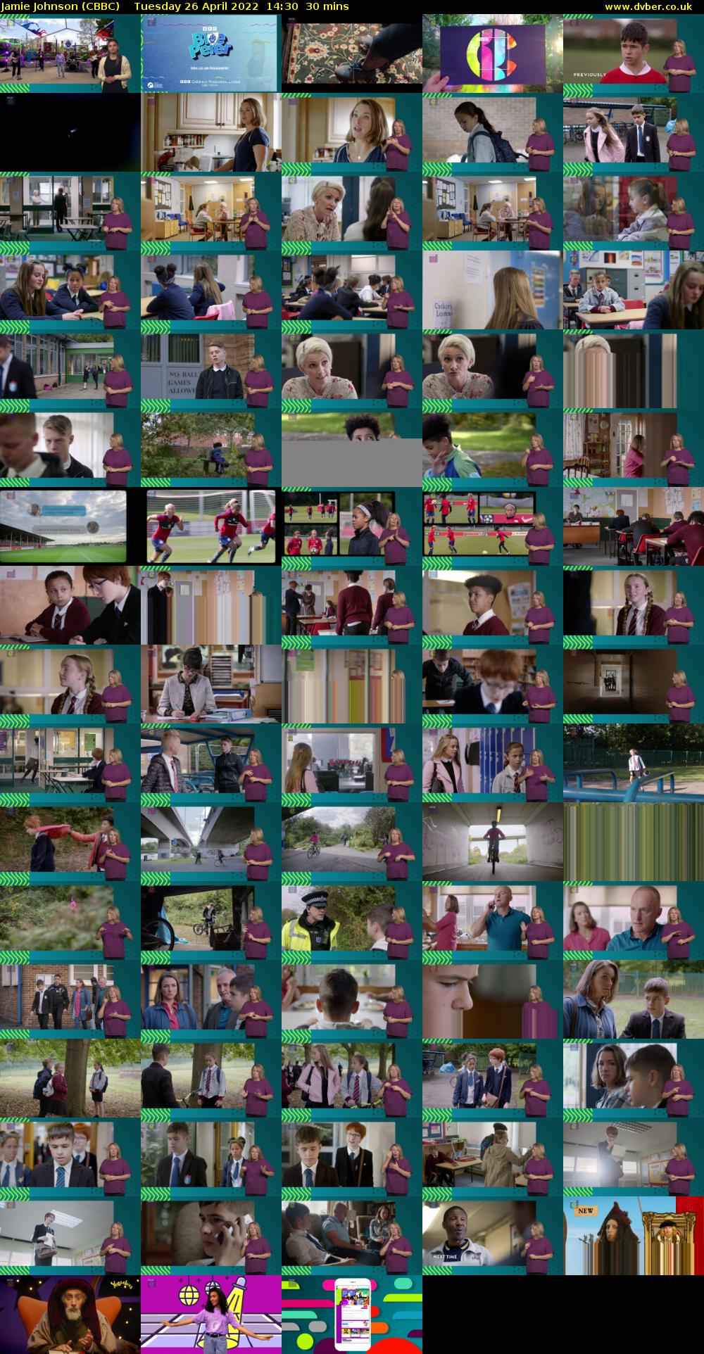 Jamie Johnson (CBBC) Tuesday 26 April 2022 14:30 - 15:00