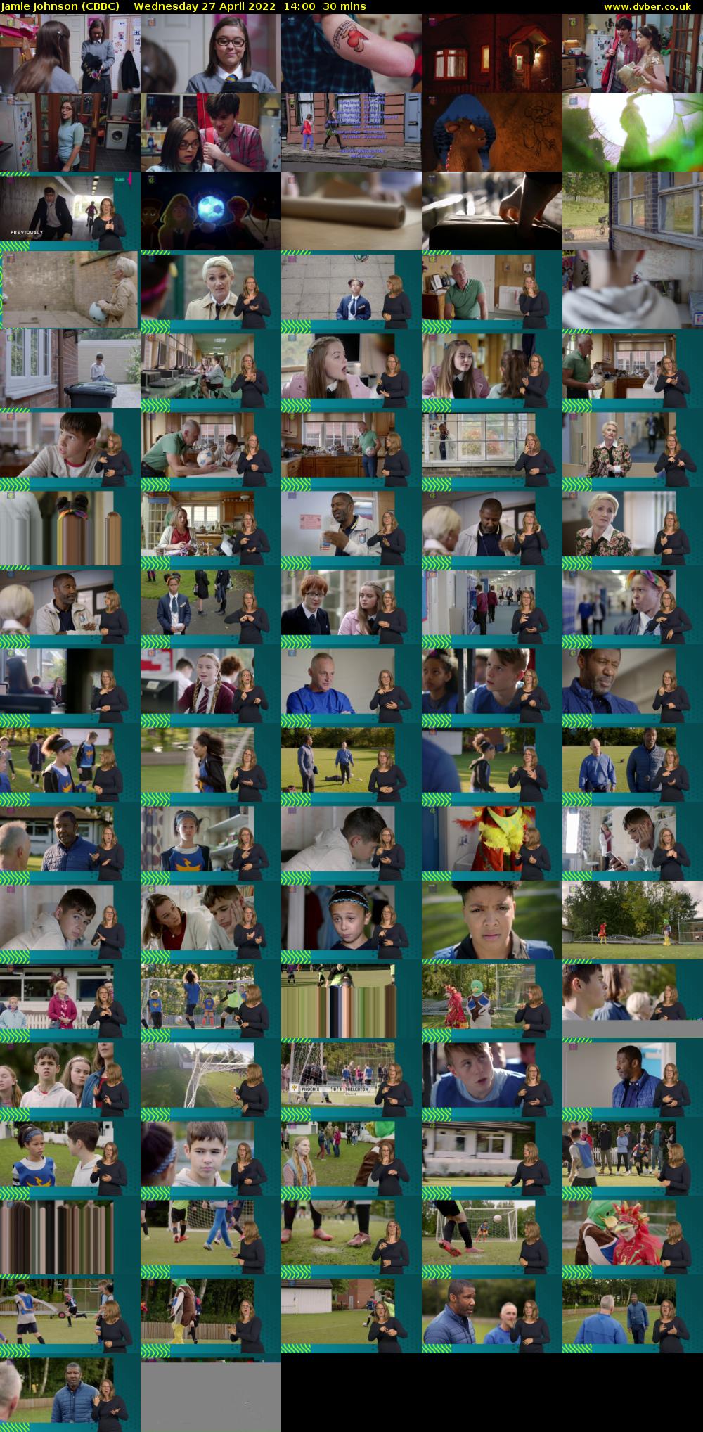 Jamie Johnson (CBBC) Wednesday 27 April 2022 14:00 - 14:30