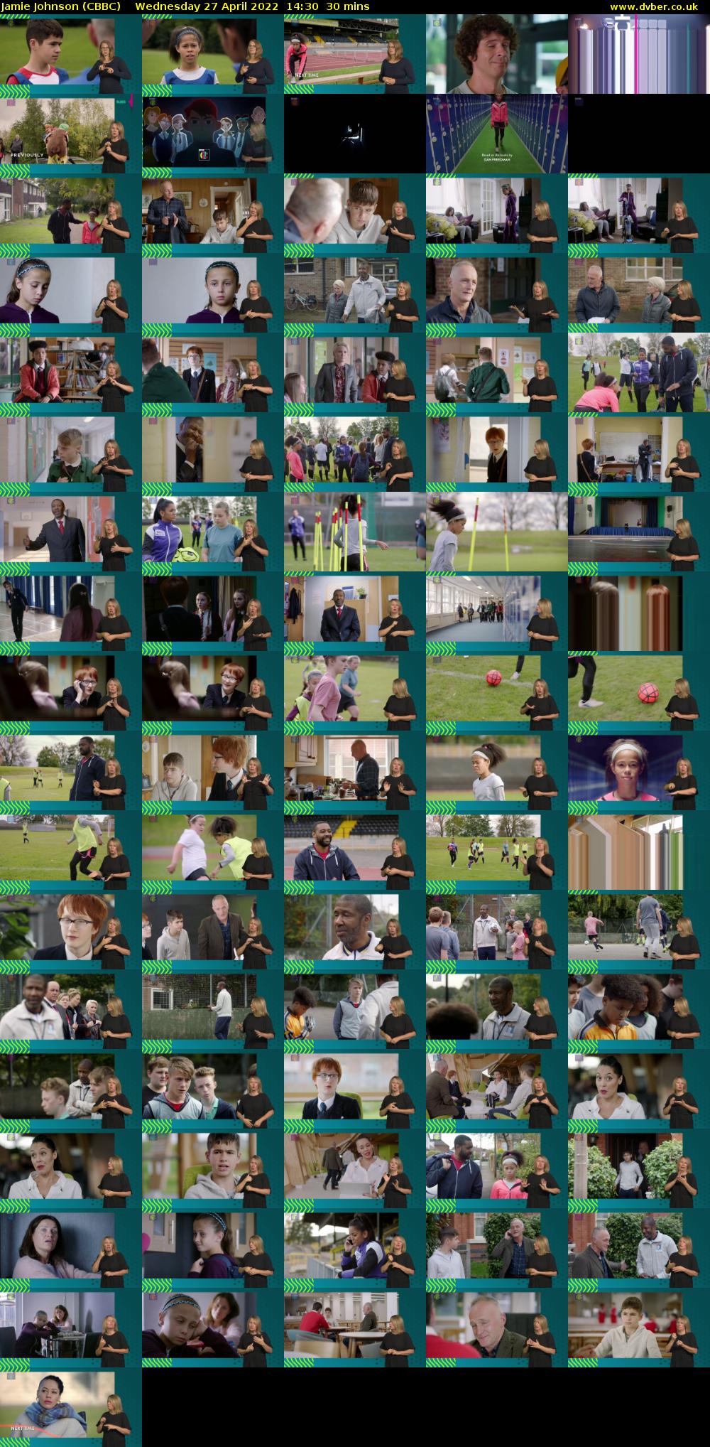Jamie Johnson (CBBC) Wednesday 27 April 2022 14:30 - 15:00